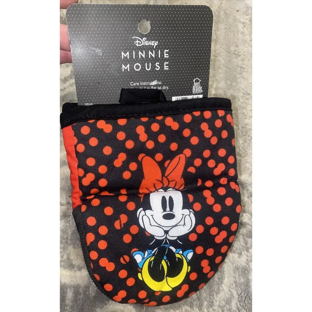 New Disney Minnie Mouse Mini Oven Mitts Pot Holder 2 Pack‎